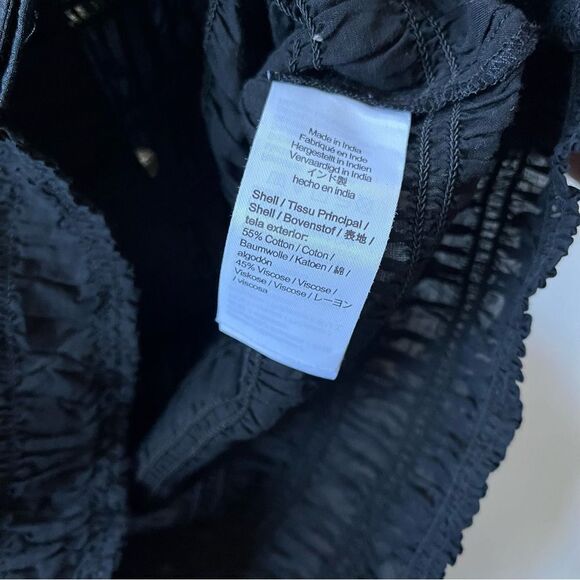 J.Crew 2023 Smocked button-up shirt in cotton-blend voile XS - Picture 10 of 10